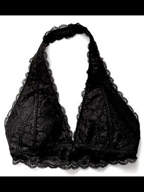 Gilly Hicks Lace Halter Neckline Bralette